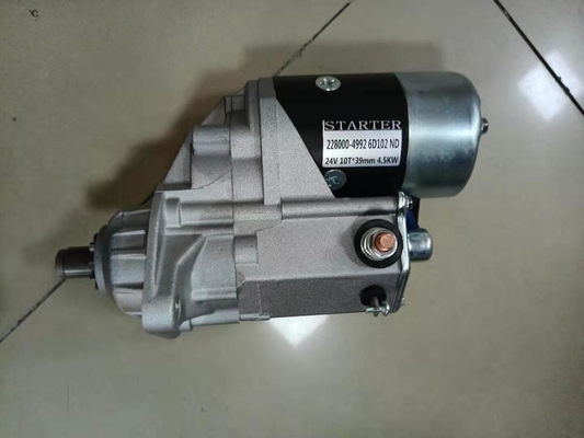 Assy мотора стартера 24V 10T для 6D102 экскаватора PC200-6 228000-4992